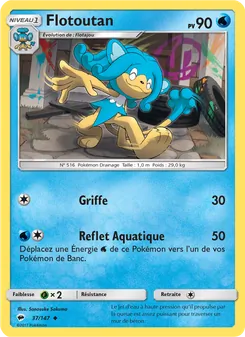 Carte Pokémon Flotoutan 37