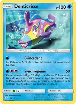Carte Pokémon Denticrisse 38