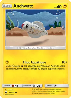 Carte Pokémon Anchwatt 44