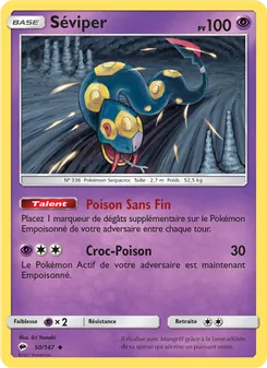 Carte Pokémon Séviper 50