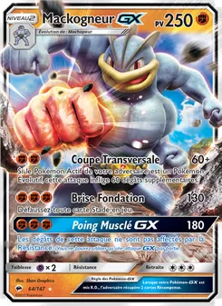 Carte Pokémon Mackogneur GX 64