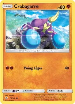Carte Pokémon Crabagarre 73 — Ombres Ardentes