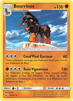 Carte Pokémon Bourrinos 78