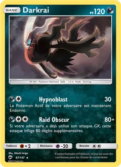 Carte Pokémon Darkrai 87