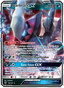 Carte Pokémon Darkrai GX 88