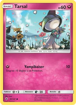 Carte Pokémon Tarsal 91