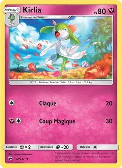 Carte Pokémon Kirlia 92