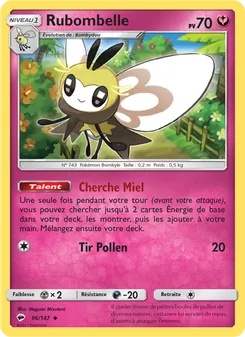 Carte Pokémon Rubombelle 96