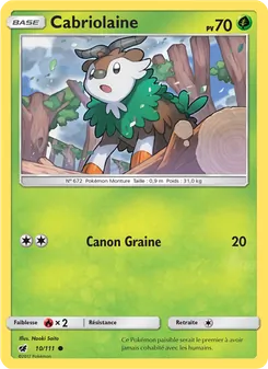 Carte Pokémon Cabriolaine 10