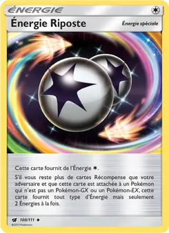 Carte Pokémon Énergie Riposte 100