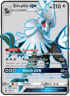 Carte Pokémon Silvallié GX 108