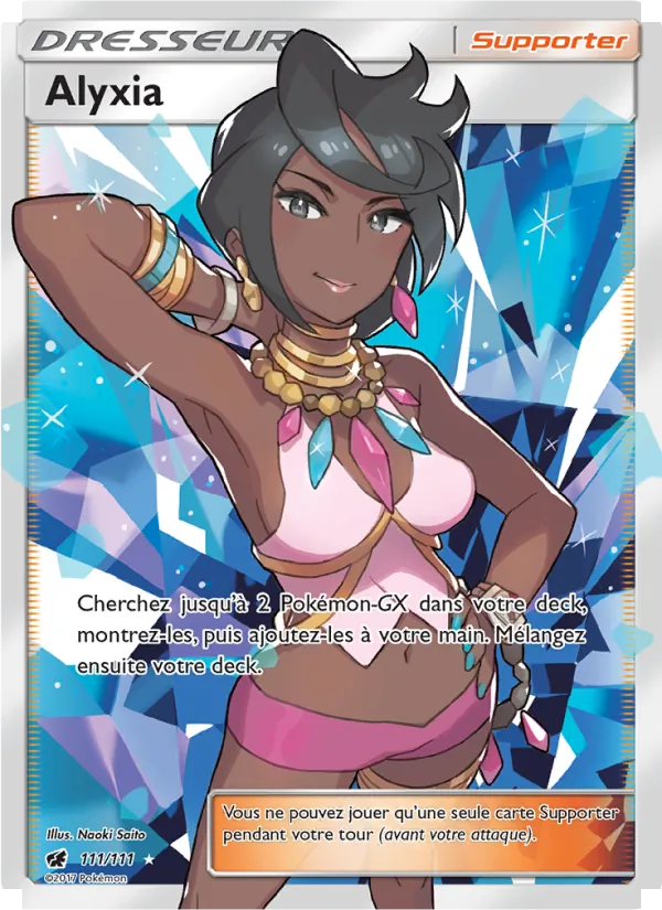 Carte Pokémon Alyxia 111/111 de l'extension Invasion Carmin