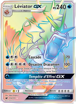 Carte Pokémon Léviator GX 112