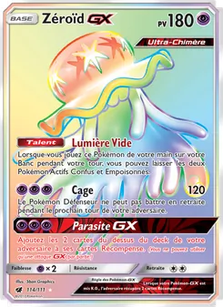 Carte Pokémon Zéroïd GX 114 — Invasion Carmin