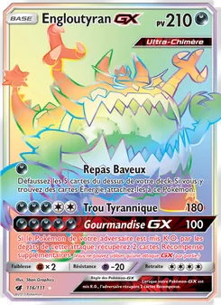 Carte Pokémon Engloutyran GX 116 — Invasion Carmin