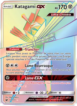 Carte Pokémon Katagami GX 117 — Invasion Carmin