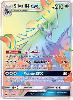 Carte Pokémon Silvallié GX 119 — Invasion Carmin