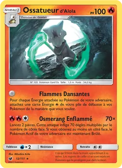 Carte Pokémon Ossatueur d’Alola 12