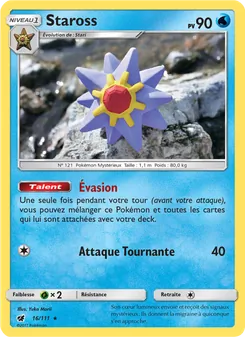 Carte Pokémon Staross 16
