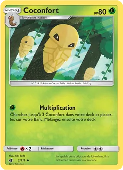 Carte Pokémon Coconfort 2
