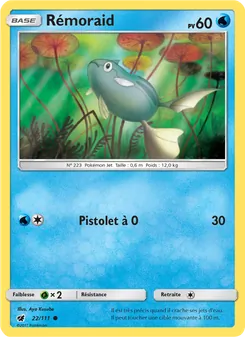 Carte Pokémon Rémoraid 22