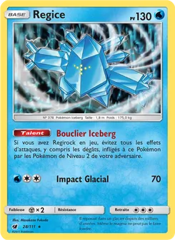 Carte Pokémon Regice 28