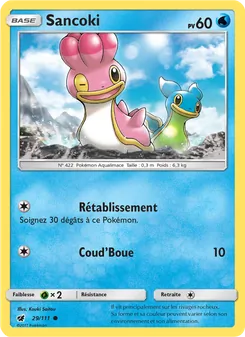 Carte Pokémon Sancoki 29
