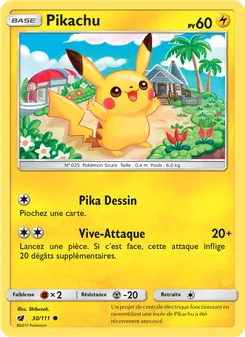 Carte Pokémon Pikachu 30