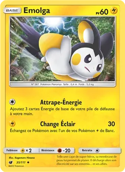 Carte Pokémon Emolga 35