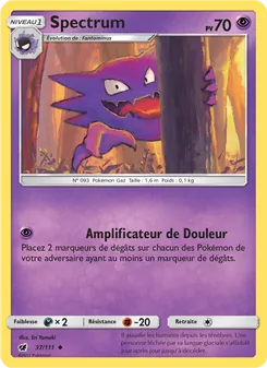 Carte Pokémon Spectrum 37