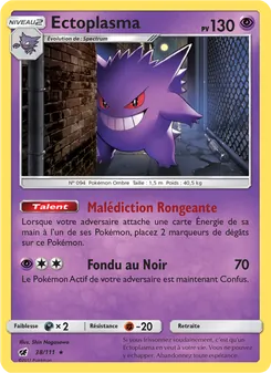 Carte Pokémon Ectoplasma 38