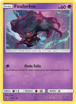 Carte Pokémon Feuforêve 39