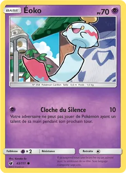 Carte Pokémon Éoko 43