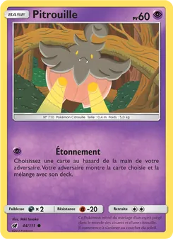 Carte Pokémon Pitrouille 44