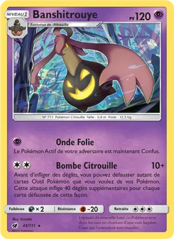 Carte Pokémon Banshitrouye 45