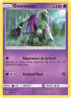 Carte Pokémon Gouroutan 48