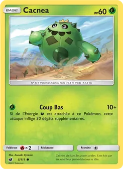 Carte Pokémon Cacnea 5