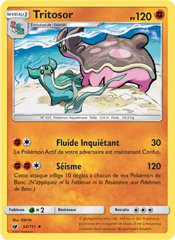 Carte Pokémon Tritosor 54