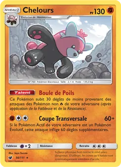 Carte Pokémon Chelours 56