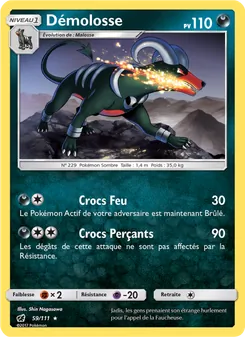 Carte Pokémon Démolosse 59