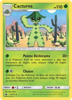 Carte Pokémon Cacturne 6