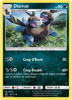Carte Pokémon Diamat 61