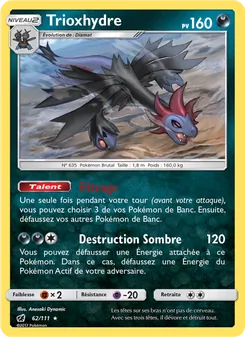 Carte Pokémon Trioxhydre 62