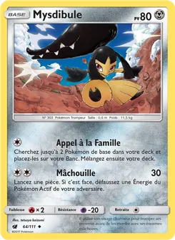 Carte Pokémon Mysdibule 64 — Invasion Carmin