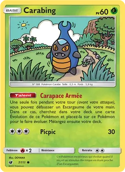 Carte Pokémon Carabing 7
