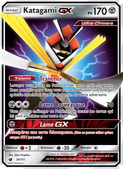 Carte Pokémon Katagami GX 70