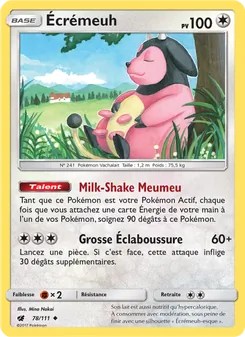 Carte Pokémon Écrémeuh 78