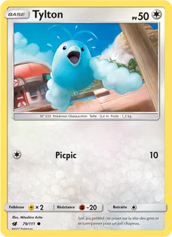 Carte Pokémon Tylton 79