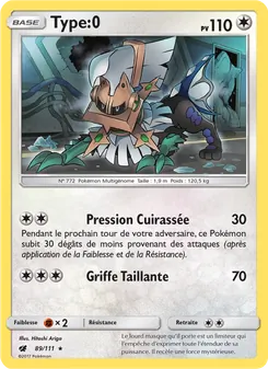 Carte Pokémon Type:0 89