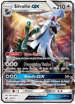 Carte Pokémon Silvallié GX 90